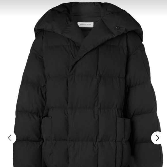 DRIES VAN NOTEN Quilted Cotton Down Coat - Picture 4 of 8